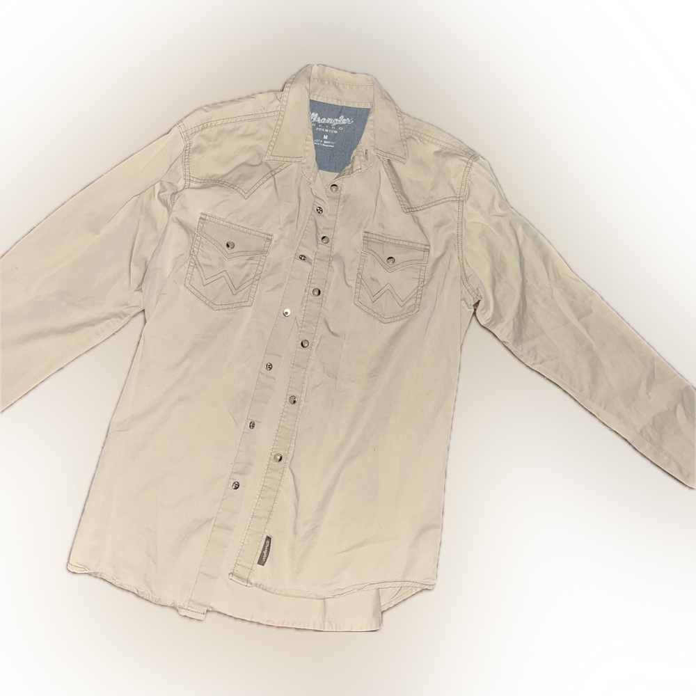 Wrangler Khaki Western Shirt *SOLD*